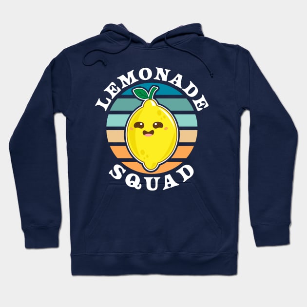 Lemonade Squad - Funny Lemonade Stand Summer Hoodie by OrangeMonkeyArt